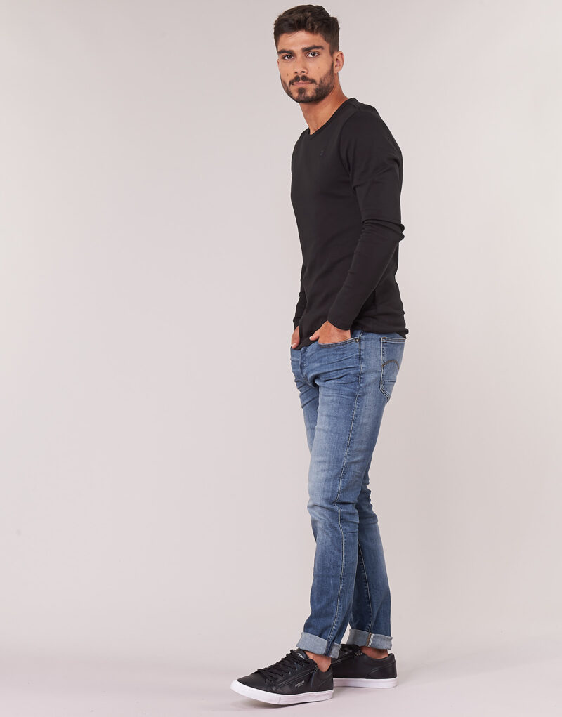 Vaqueros ajustados G-Star Raw 3301 SLIM Pantalones vaqueros ajustados azules para hombre - 3