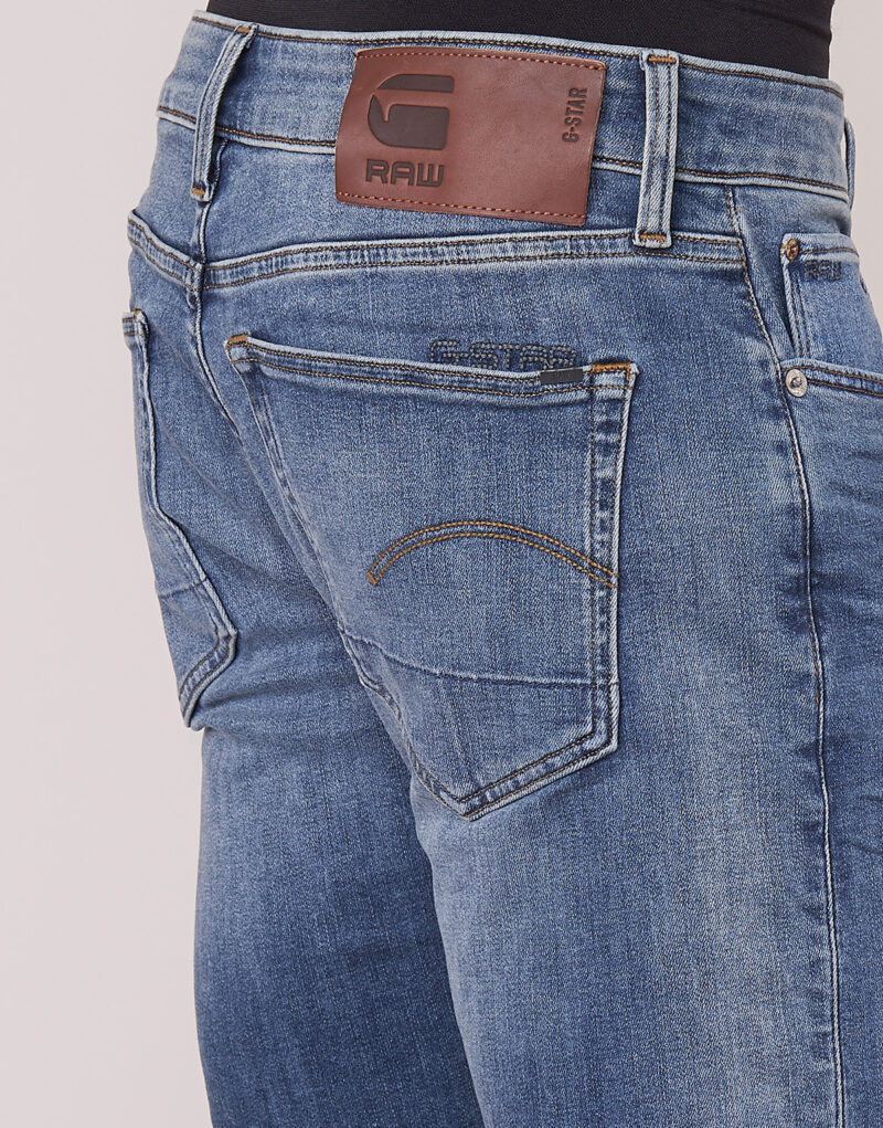 Vaqueros ajustados G-Star Raw 3301 SLIM Pantalones vaqueros ajustados azules para hombre - 6
