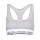 B&uuml;stenhalter Calvin Klein Jeans Moderner ungef&uuml;tterter Baumwoll-Bralette, grauer BH f&uuml;r Damen - 1