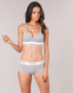 Culotte e boxer  Calvin Klein Jeans  MODERN COTTON SHORT  Grigio -  Culotte e boxer Donna - 2