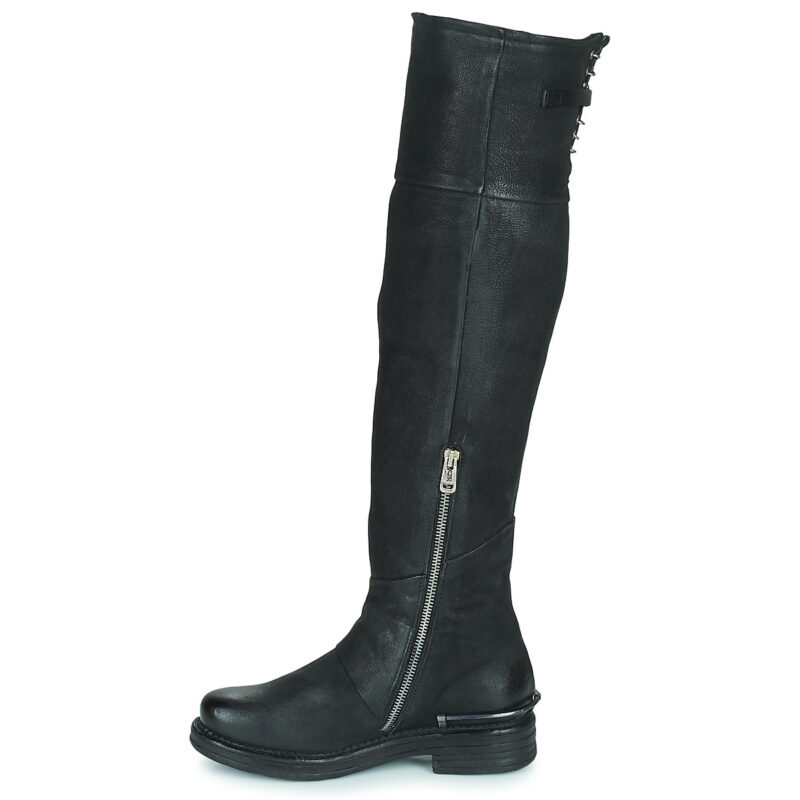 Airstep / A.S.98 BRET HIGH Nero Stivali a metà coscia Donna - 4