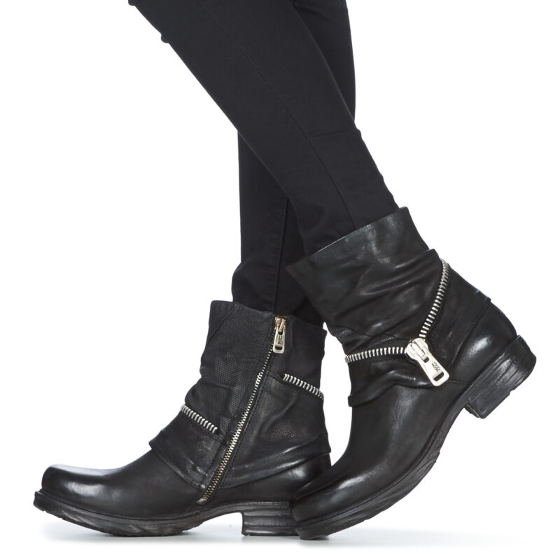 Airstep / A.S.98 SAINT EC ZIP NEW Nero Stivaletti Donna - 8