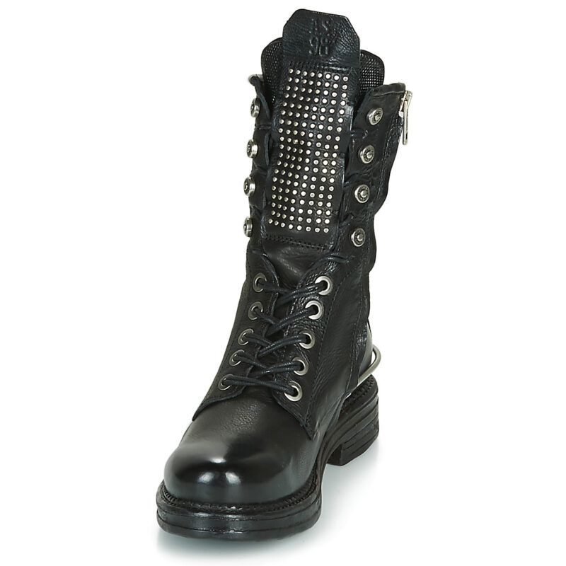 Airstep / A.S.98 BRET METAL Schwarz Damen Stiefeletten - 3