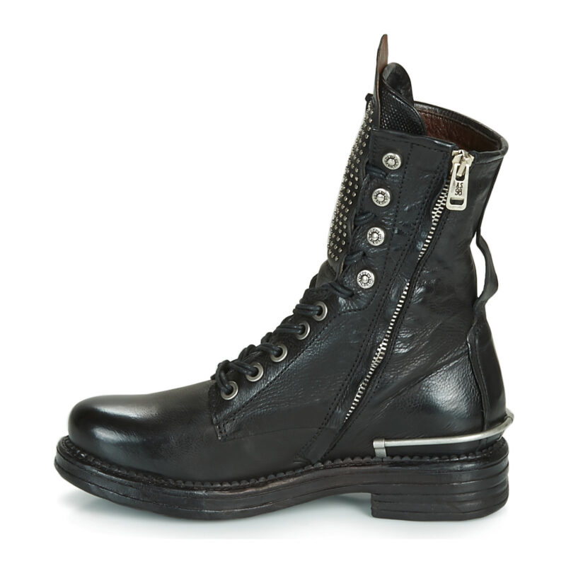 Airstep / A.S.98 BRET METAL Schwarz Damen Stiefeletten - 4