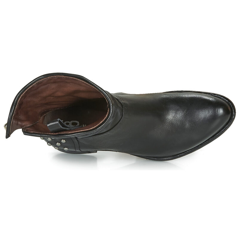 Airstep / AS98 OPEA STUDS Schwarze Damen-Ankle-Boots - Gr&ouml;&szlig;e 6