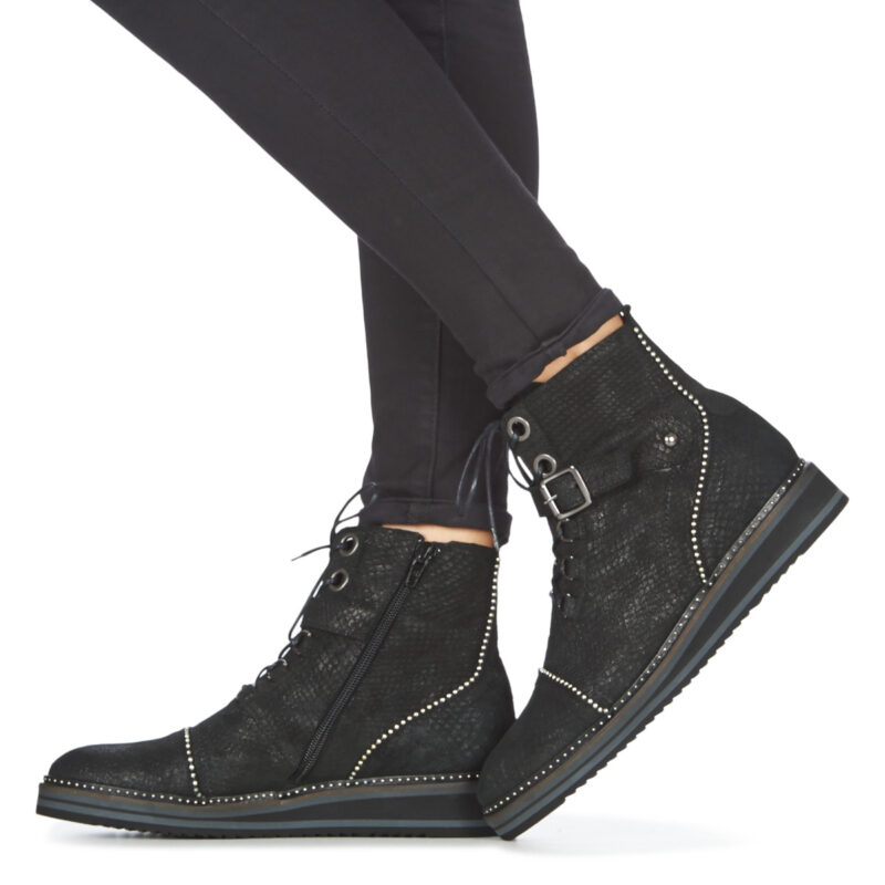 Regard ROCTALY V2 CRTE SERPENTE SHABE Nero Stivaletti Donna - 8