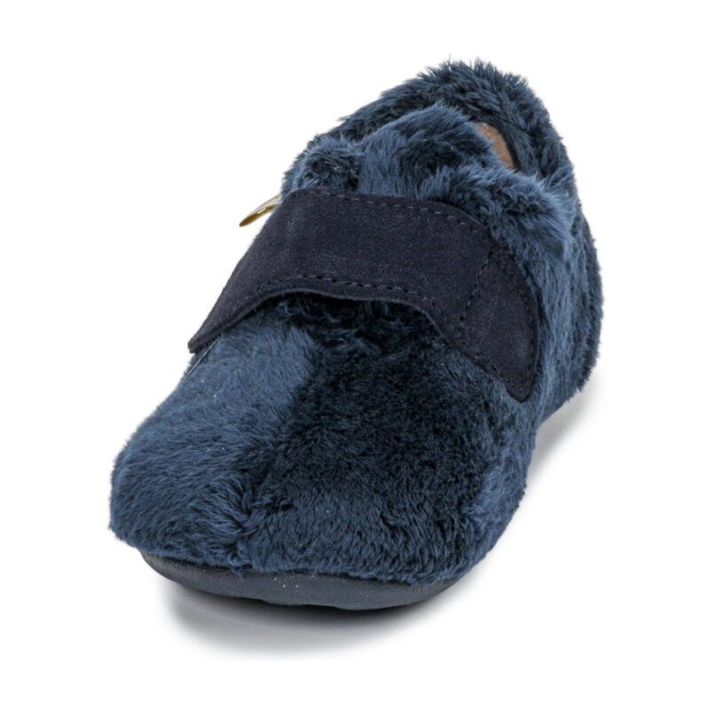 Citrouille et Compagnie LAFINOU Blaue Kinderhausschuhe - 3