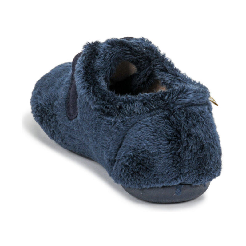 Citrouille et Compagnie LAFINOU Blaue Kinderhausschuhe - 5
