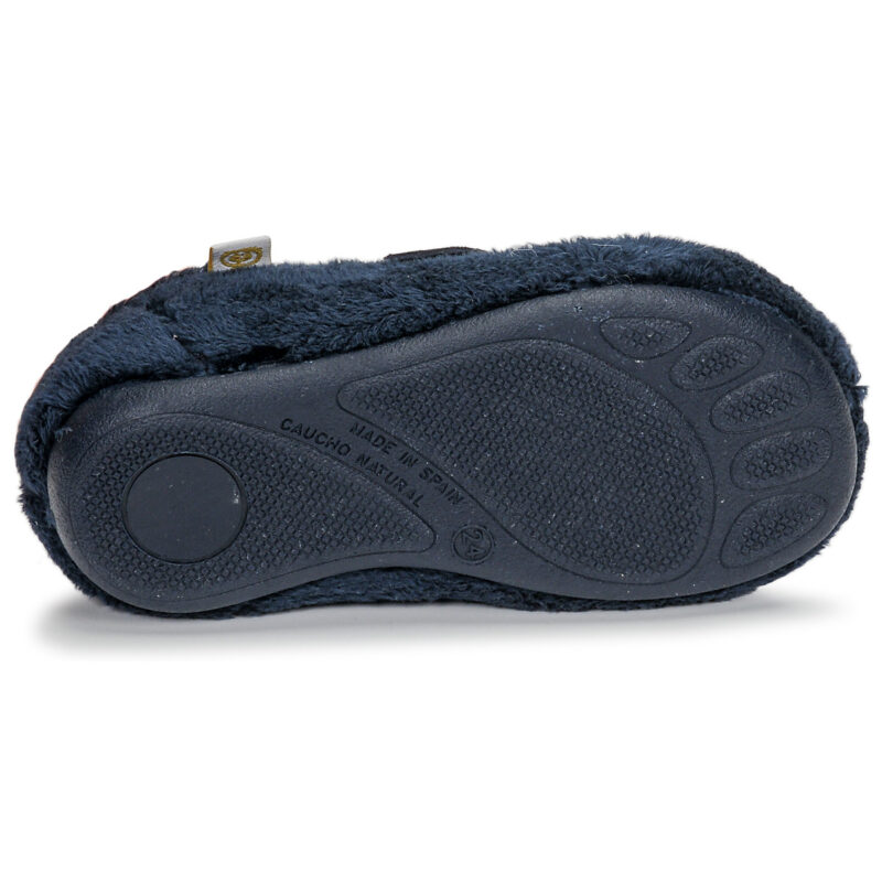 Citrouille et Compagnie LAFINOU Blaue Kinderhausschuhe - 7