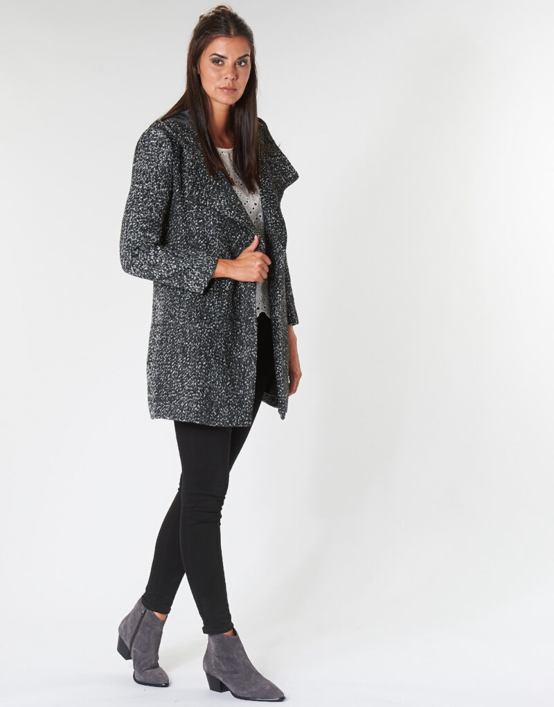 Coat Casual Attitude LOUA Grey Mantelle Donna - 3