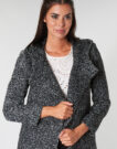 Coat Casual Attitude LOUA Grey Mantelle Donna - 5