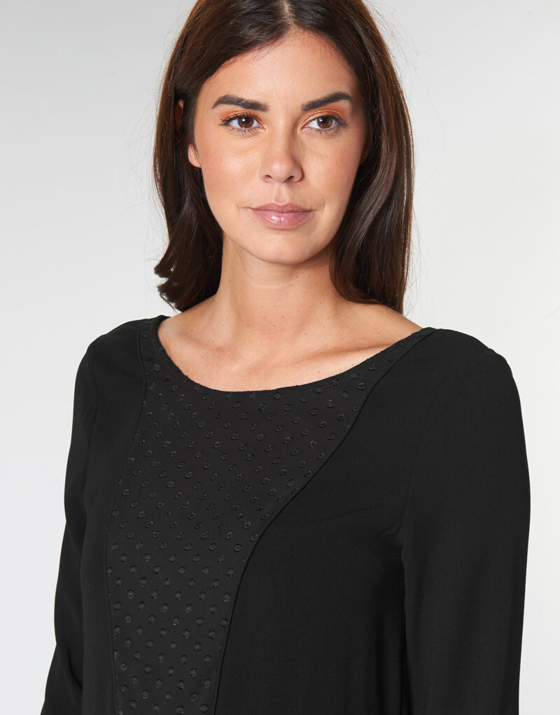 Camicetta Betty London LADY Nero Camicette Donna - 5