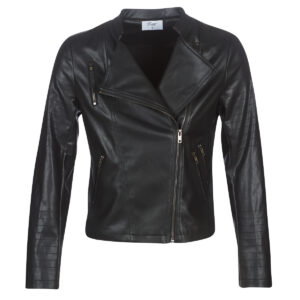 Giacca in pelle  Moony Mood  LAVINE  Nero -   Giacche in pelle Donna