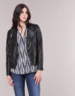 Giacca in pelle Moony Mood LAVINE Nero Giacche in pelle Donna - 2