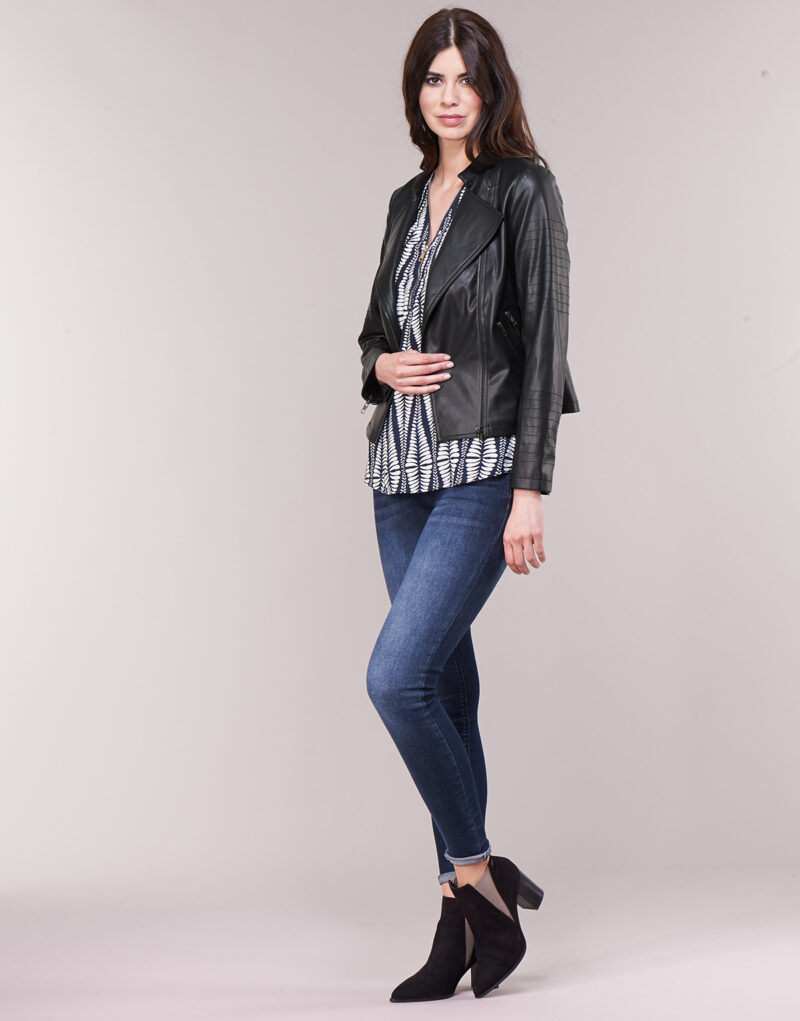 Giacca in pelle Moony Mood LAVINE Nero Giacche in pelle Donna - 3