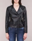 Giacca in pelle Moony Mood LAVINE Nero Giacche in pelle Donna - 4