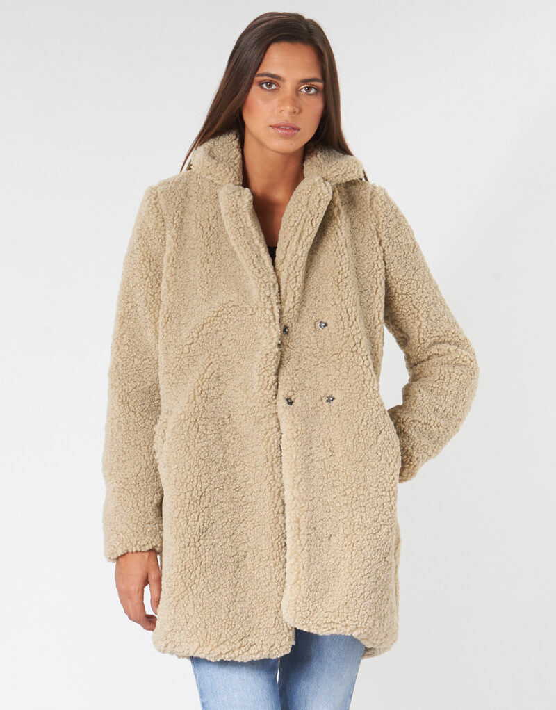 Mantella Noisy May NMGABI Beige Mantelle Donna - 2