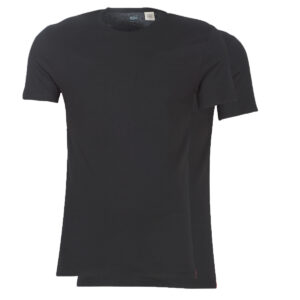 T-shirt  Levis  SLIM 2PK CREWNECK 1  Nero -  T-shirt maniche corte Uomo