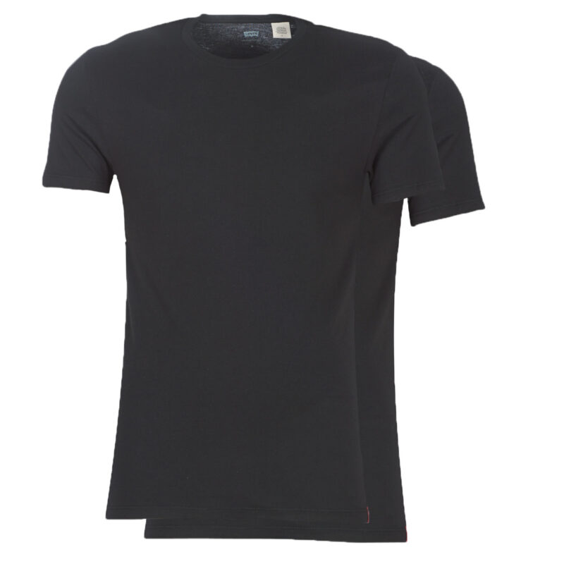 T-shirt Levis SLIM 2PK CREWNECK 1 Nero T-shirt maniche corte Uomo - 1
