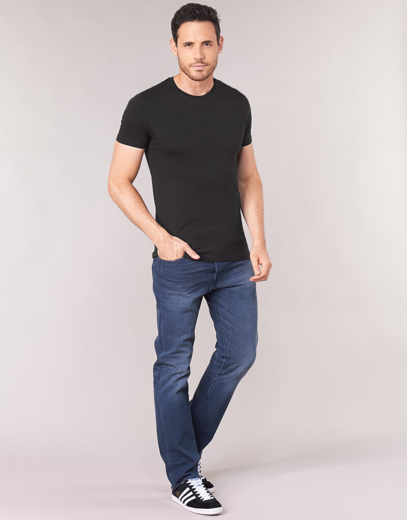 T-shirt Levis SLIM 2PK CREWNECK 1 Nero T-shirt maniche corte Uomo - 3