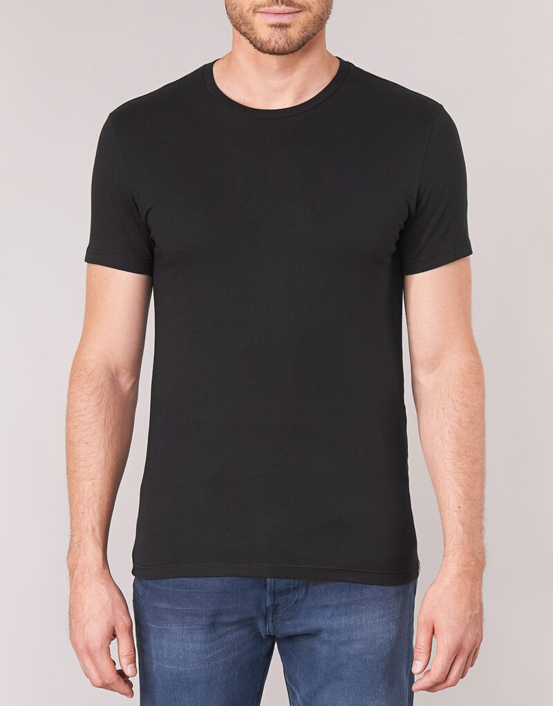T-shirt Levis SLIM 2PK CREWNECK 1 Nero T-shirt maniche corte Uomo - 4