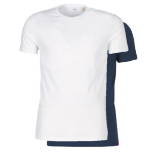 T-shirt  Levis  SLIM 2PK CREWNECK 1  Marine -  T-shirt maniche corte Uomo
