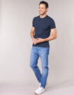 T-shirt Levis SLIM 2PK CREWNECK 1 Marine T-shirt maniche corte Uomo - 3