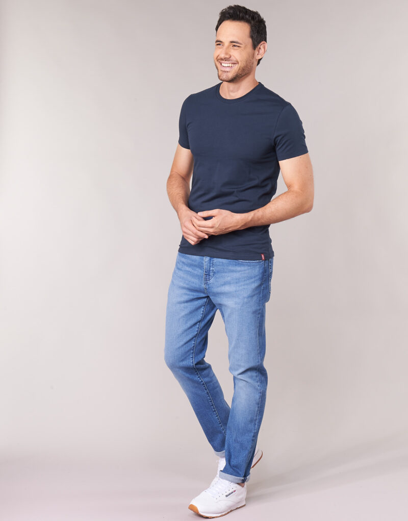 T-shirt Levis SLIM 2PK CREWNECK 1 Marine T-shirt maniche corte Uomo - 3