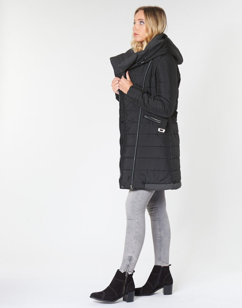 Piumino Betty London LUCIOLE Nero Piumini Donna - 3