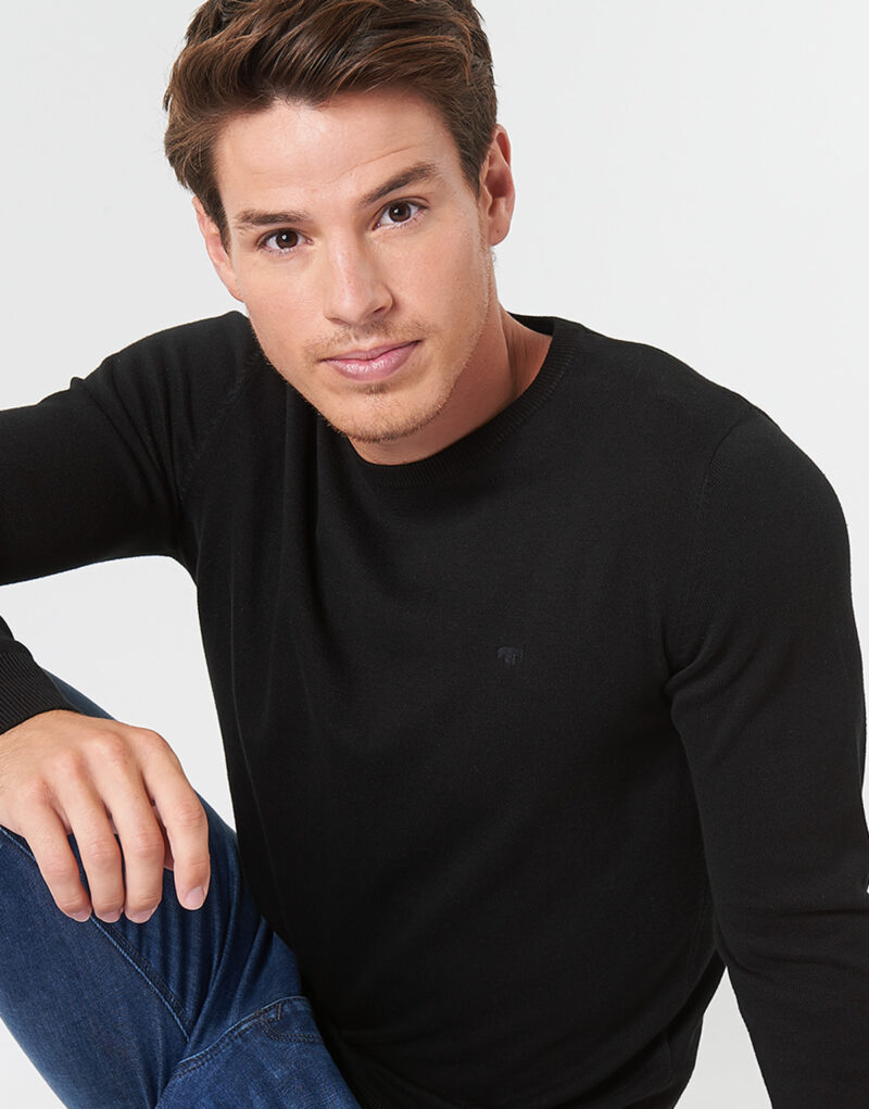 Tom Tailor FLORET Black Sweater Men's Sweaters - 5