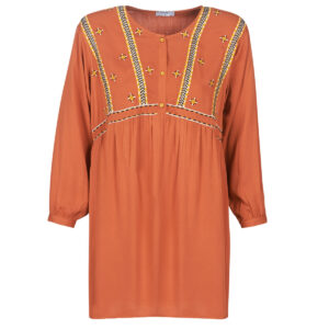 Abito corto  Betty London  LOULIA  Arancio -  Abiti corti Donna