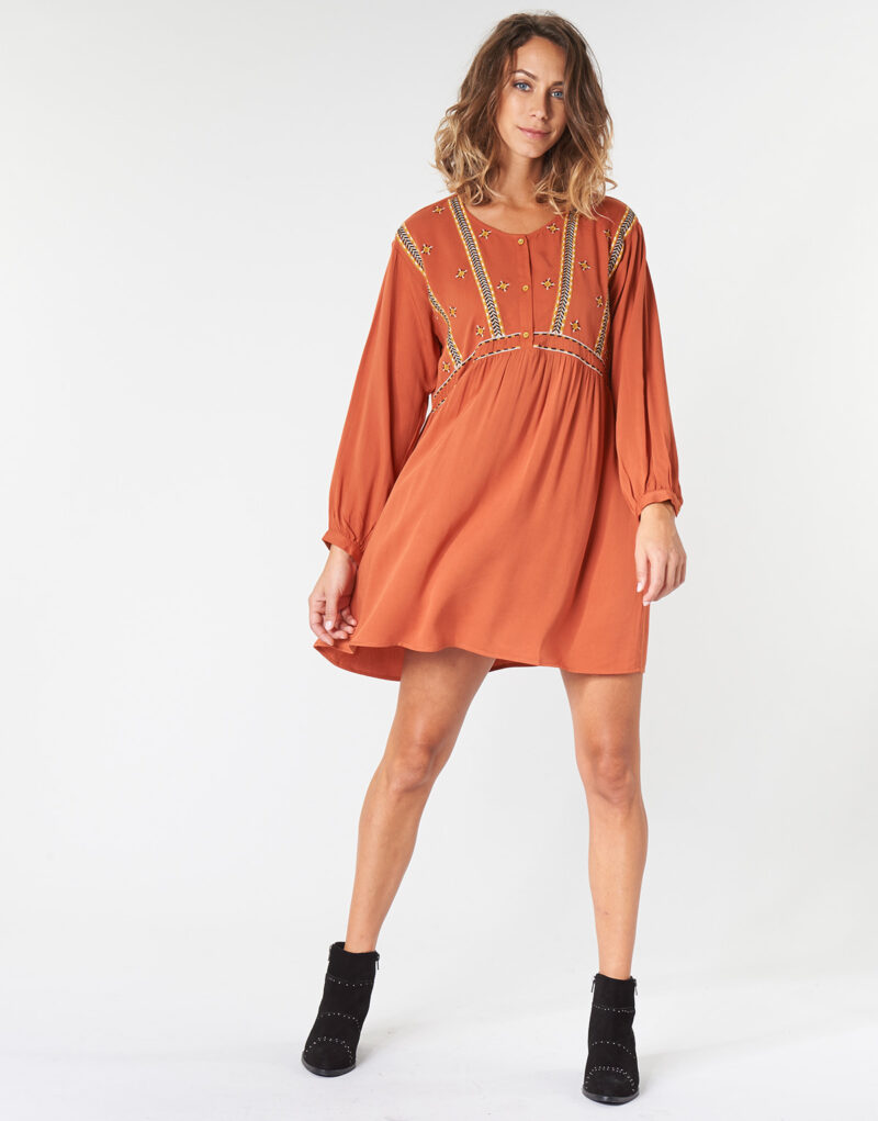 Abito corto Betty London LOULIA Arancio Abiti corti Donna - 2