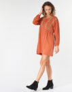 Abito corto Betty London LOULIA Arancio Abiti corti Donna - 3