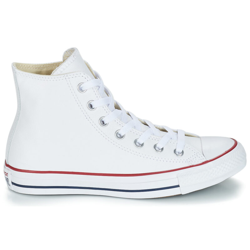 Converse Chuck Taylor All Star CORE LEATHER HI Bianco Sneakers alte Donna - 2