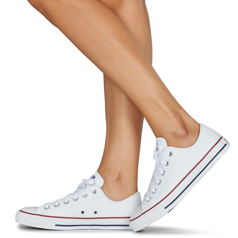 Converse  Chuck Taylor All Star CORE LEATHER OX  Bianco Sneakers basse Donna - 8