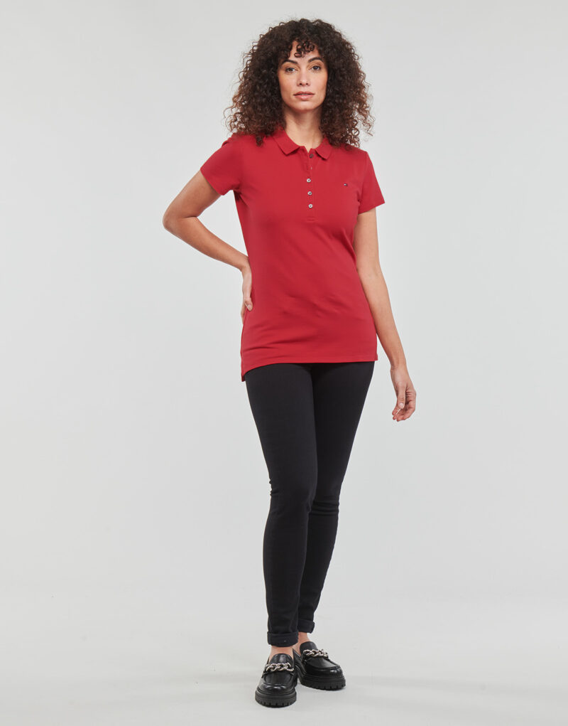 Polo Tommy Hilfiger NEW CHIARA Rouge Polo Femme - 5