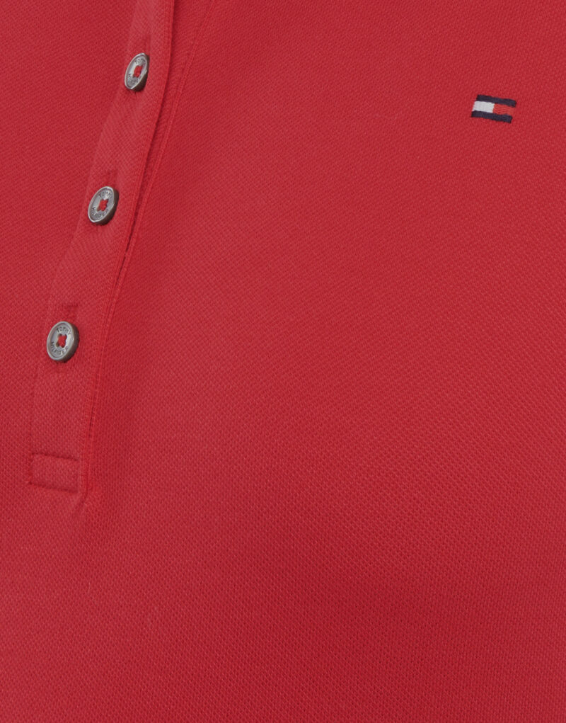 Polo Tommy Hilfiger NEW CHIARA Rouge Polo Femme - 8