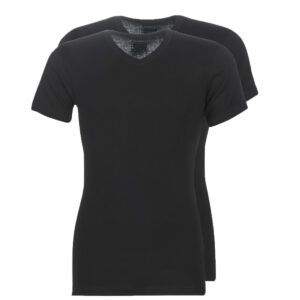 T-shirt  Athena  T SHIRT COL V  Nero -  T-shirt maniche corte Uomo