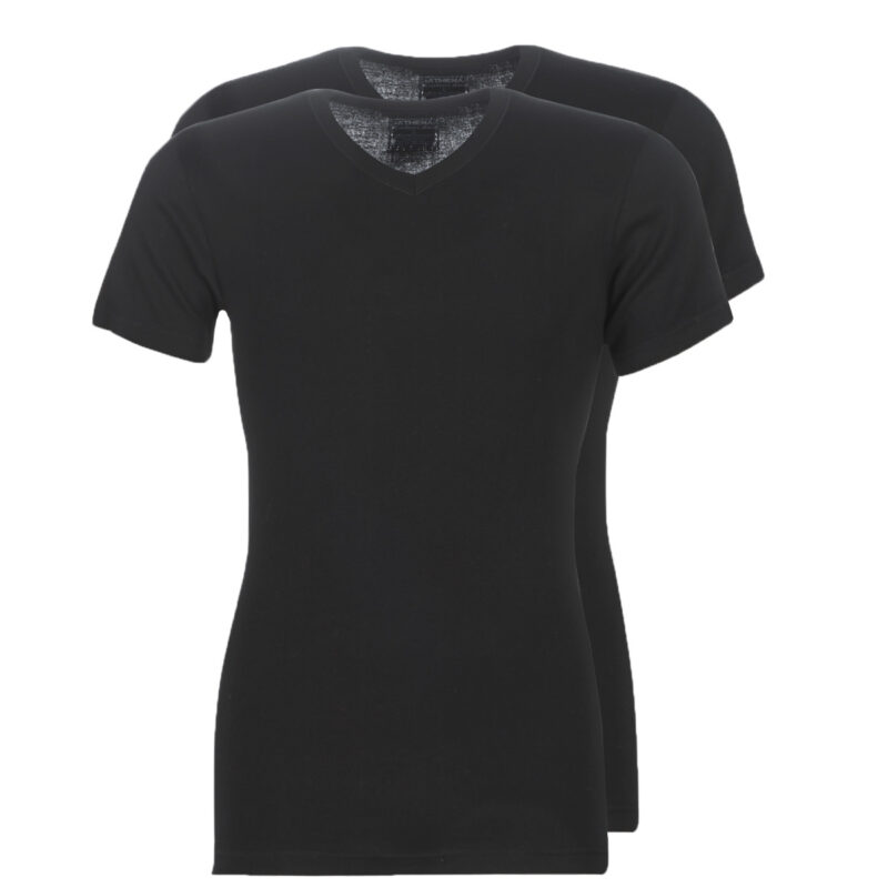 T-shirt  Athena  T SHIRT COL V  Nero -  T-shirt maniche corte Uomo - 1
