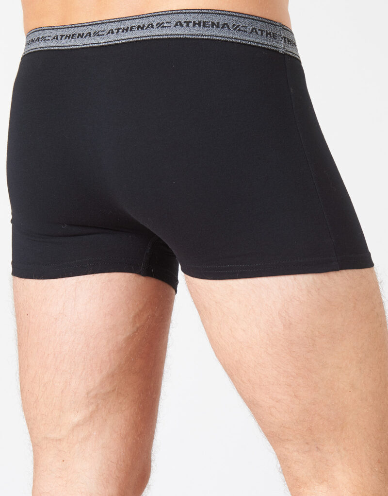 Boxer Athena BASIC COTON Negro Boxer Hombre - 4