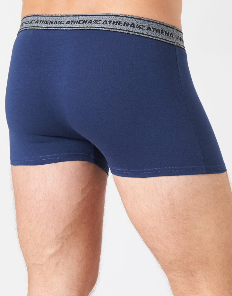 Boxer Athena BASIC COTON Blu Boxer Uomo - 4