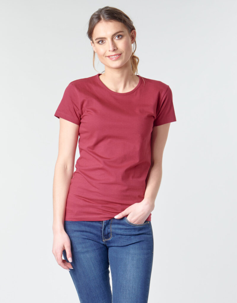 T-shirt BOTD MATILDA Bordeaux Femme - 2