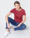 T-shirt BOTD MATILDA Bordeaux Femme - 5