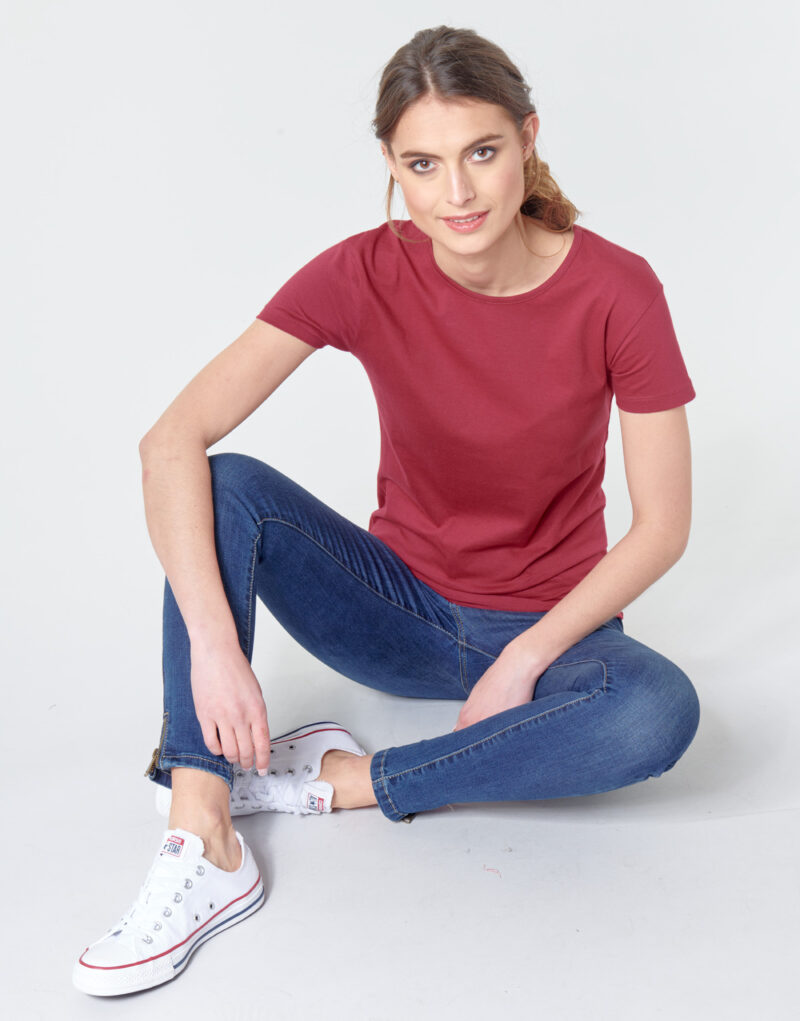 T-shirt BOTD MATILDA Bordeaux Femme - 5