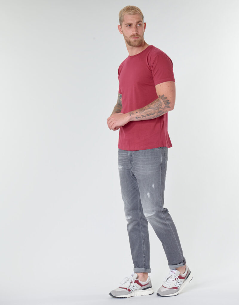 T-shirt BOTD MATILDO Bordeaux T-shirt &agrave; manches courtes Homme - 3