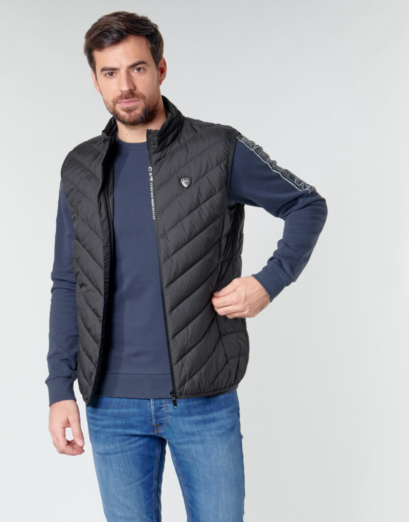 Doudoune Emporio Armani EA7 TRAIN CORE SHIELD M DOWN LIGHT VEST Nero Piumini Uomo - 2