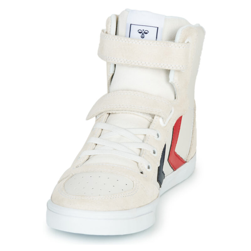 hummel SLIMMER STADIL LEATHER HIGH JR White Sneakers Child - 3
