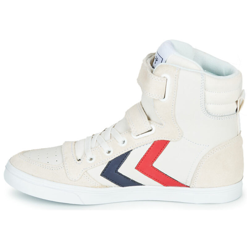 hummel SLIMMER STADIL LEATHER HIGH JR White Sneakers Child - 4