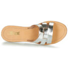 So Size MELINDA Silver Women's Slide - 6