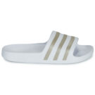 Pantuflas adidas ADILETTE AQUA blancas para mujer - 2